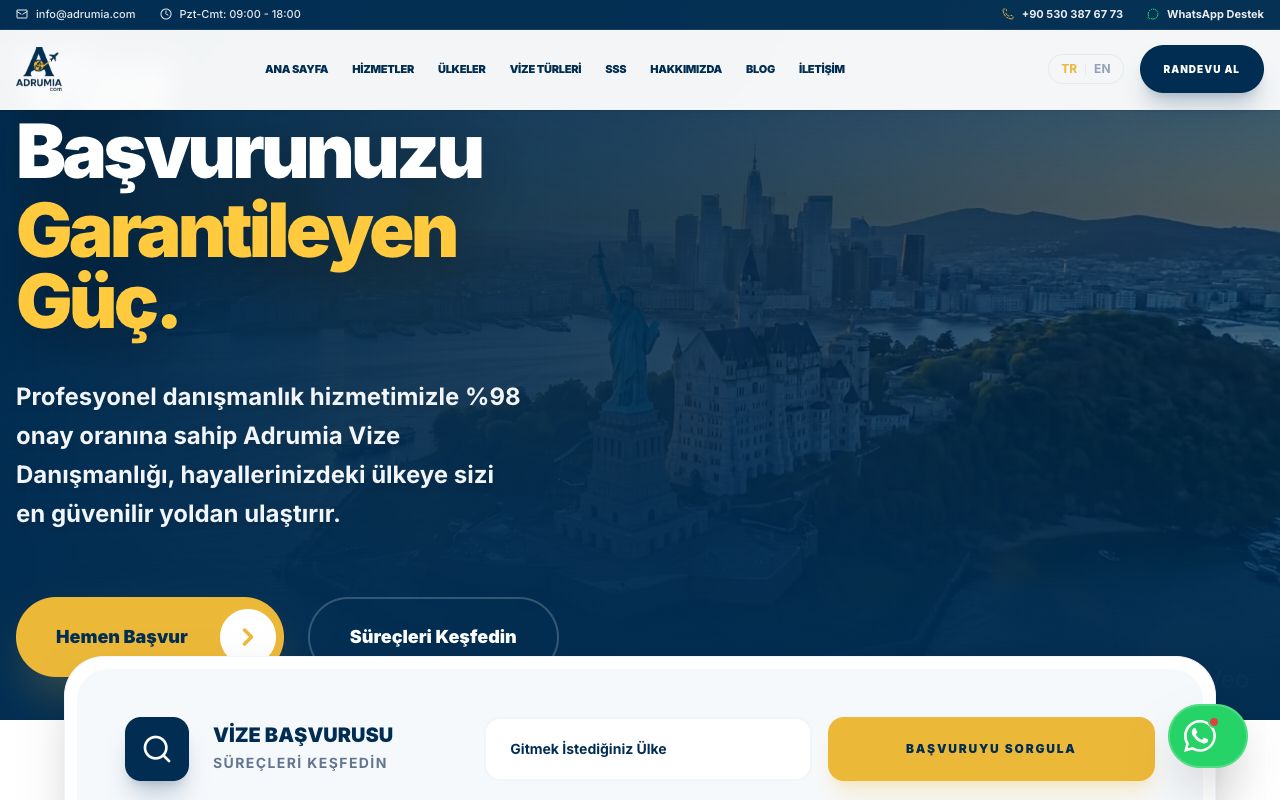 Adrumia - Vodesoft Proje Referansı