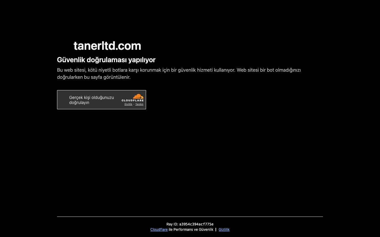 Taner Ticaret - Vodesoft Proje Referansı