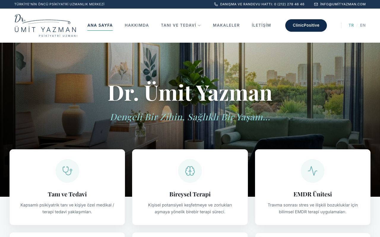 Dr. Ümit Yazman Psikiyatri Kliniği
