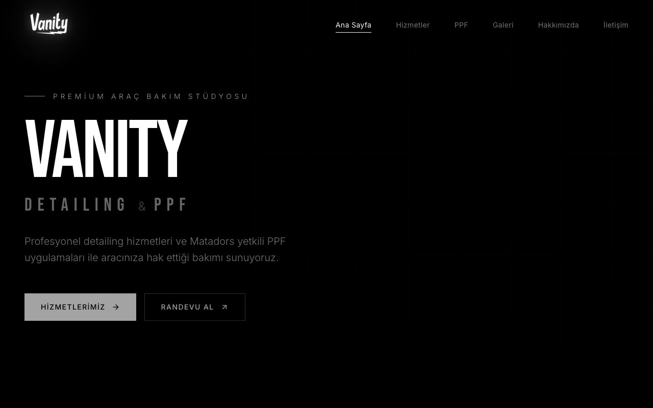 Vanity Detailing - Vodesoft Proje Referansı